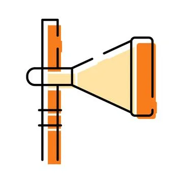 Woodcutting axe tool with sharp blade icon Stock Illustration