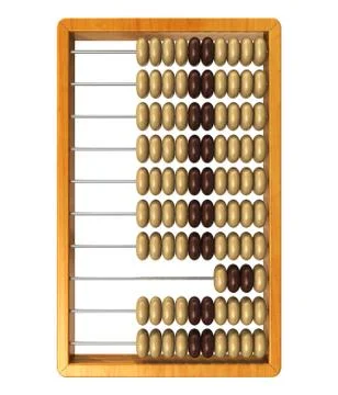 Wooden abacus Stock Illustration