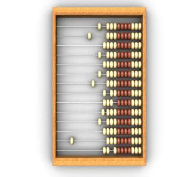 Wooden abacus Stock Illustration
