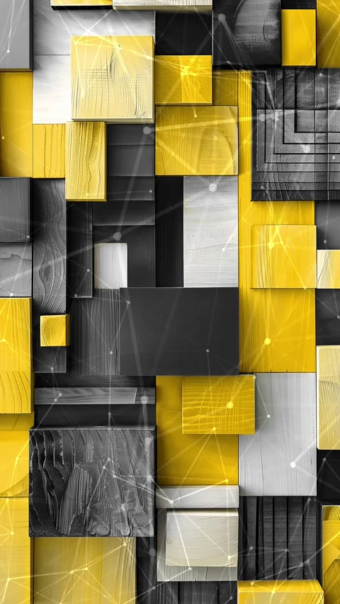 Wooden background. Background with flying patterns. Stock Footage 274408896