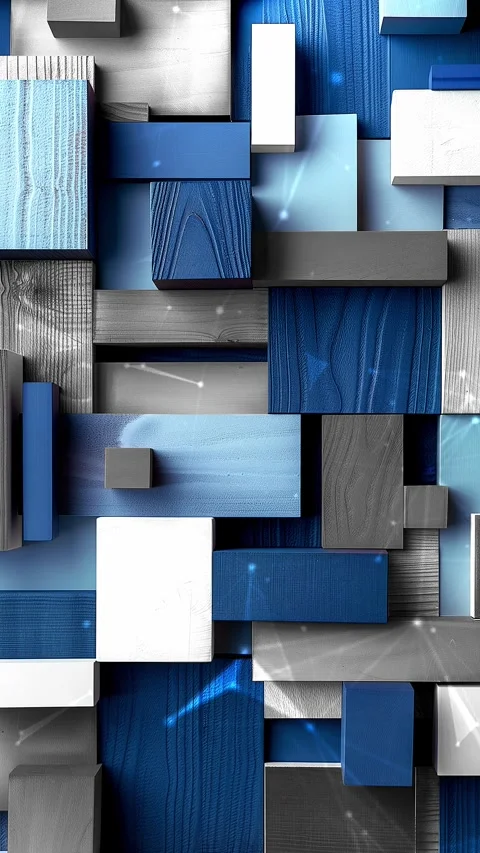 Wooden background. Background with flying patterns. Stock Footage 274409430