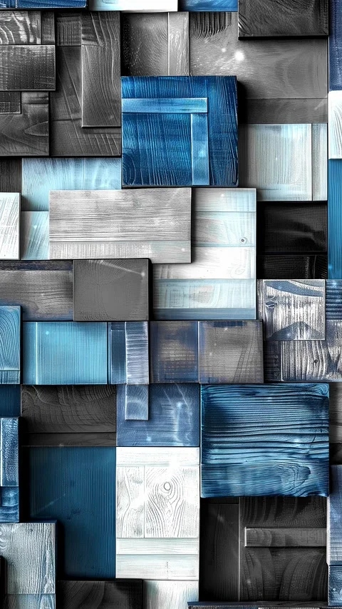 Wooden background. Background with flying patterns. Stock Footage 274409473