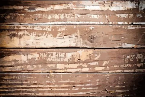 Wooden Background Border Stock Illustration