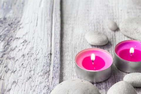 Wooden background elements spa Stock Photos