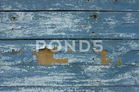 Wooden background with peeling paint Stock Photos