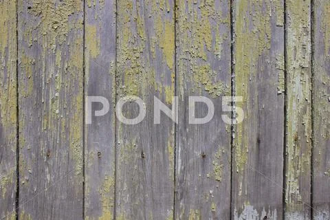 Wooden background with peeling paint Stock Photos