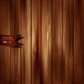 Wooden background. Tree texture.. Abstract vector illustration with background. Stock Illustration