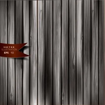 Wooden background. Tree texture.. Abstract vector illustration with background. Stock Illustration