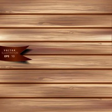 Wooden background. Tree texture.. Abstract vector illustration with background. Stock Illustration