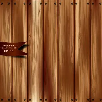 Wooden background. Tree texture.. Abstract vector illustration with background. Stock Illustration