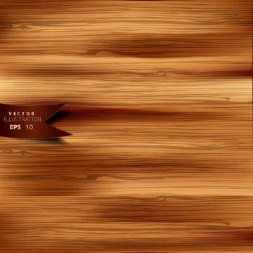 Wooden background. Tree texture.. Abstract vector illustration with background. Stock Illustration