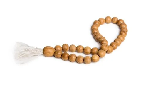 Wooden beads Stock Photos