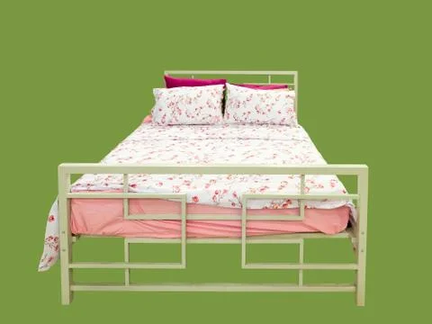 Wooden bed Stock Photos
