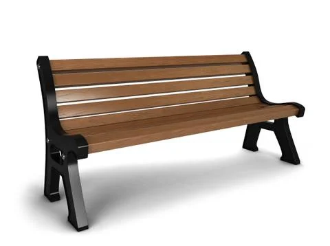 Wooden bench Stock Illustration