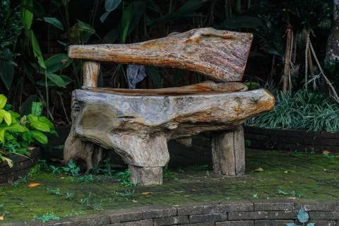 Wooden bench, object Stock Photos
