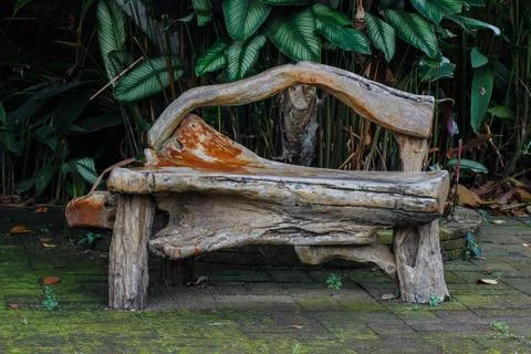 Wooden bench, object Stock Photos