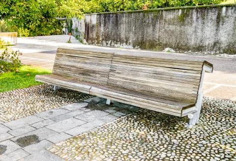 Wooden bench Stock Photos