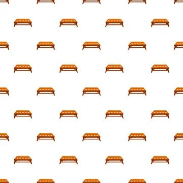Wooden bench repeating pattern creating seamless background 스톡 일러스트