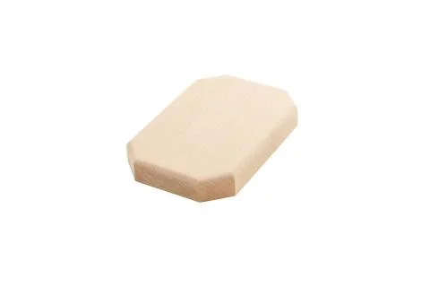 Wooden block with a square shape Stock Photos