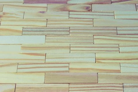 Wooden block in the stack is sloping Stock Photos