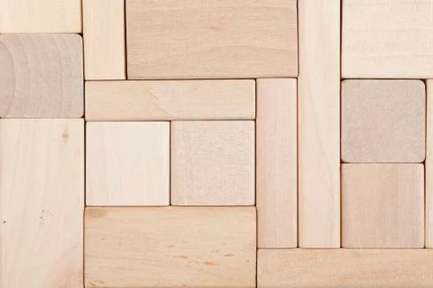 Wooden blocks background Stock Photos