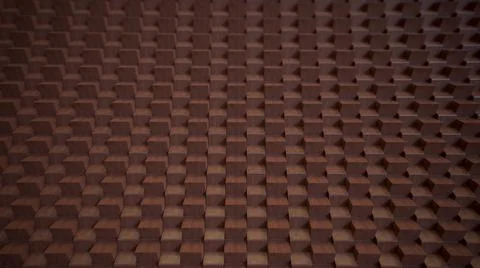 Wooden blocks pattern background 3D computer generated image Stock Illustration