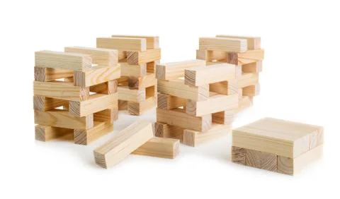Wooden blocks Stock Photos