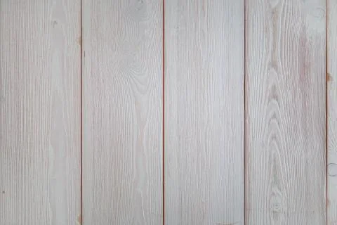 Wooden Board with vertical planks painted white Stock Photos
