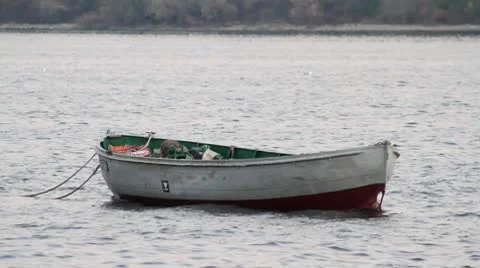 Wooden boat Stock Footage 8922937