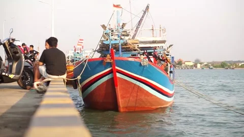 Wooden boat Stock Footage 295126245