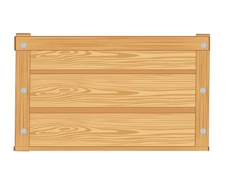 Wooden box Stock Illustration