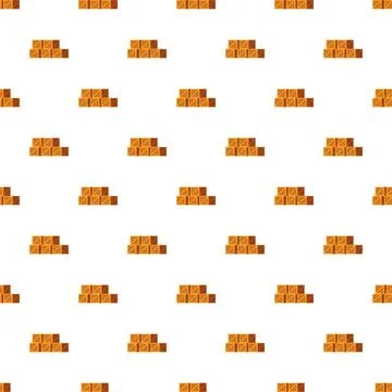 Wooden boxes pattern for cargo logistics and delivery Stock Illustration