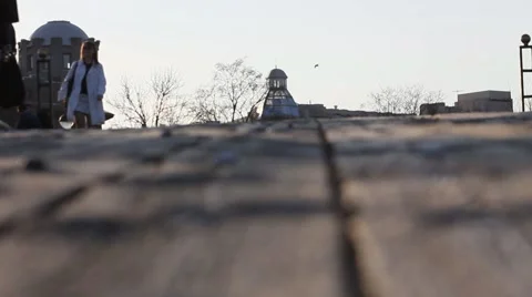 Wooden bridge Stock Footage 5165136