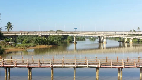 Wooden Bridge Stock Footage 102609166