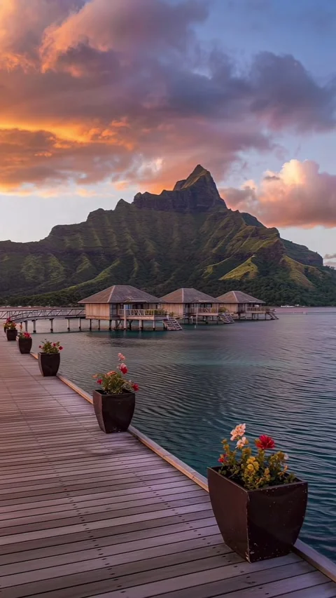 Wooden bridge Stockbeeldmateriaal 330258400