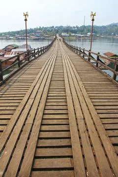 Wooden bridge Stock Photos