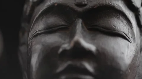 Wooden buddha Video stock 42820677