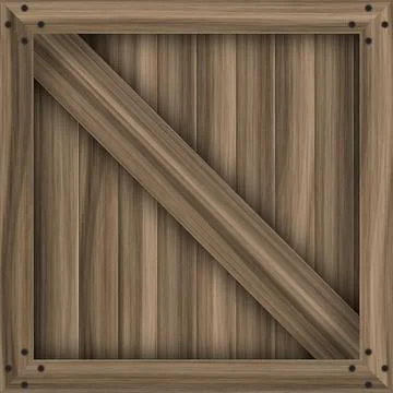 Wooden cargo box pattern Stock Illustration
