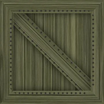 Wooden cargo box pattern Illustrazione stock