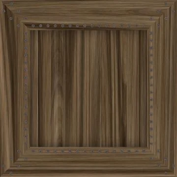 Wooden cargo box pattern Illustrazione stock
