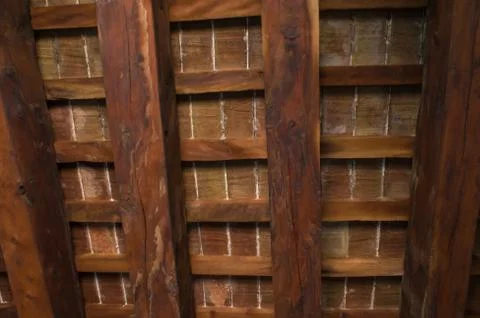 Wooden ceiling Stock Photos