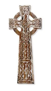 Wooden Celtic Cross Stock Illustration
