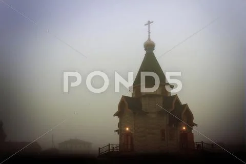 Wooden church Stock Photos