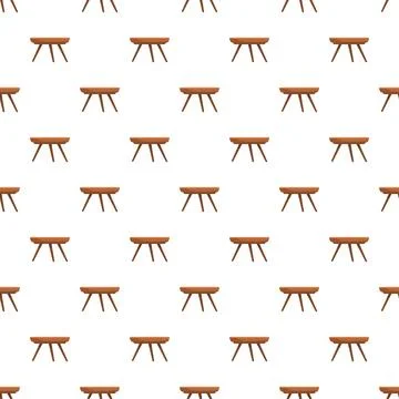 Wooden coffee tables pattern repeating background Stockillustratie