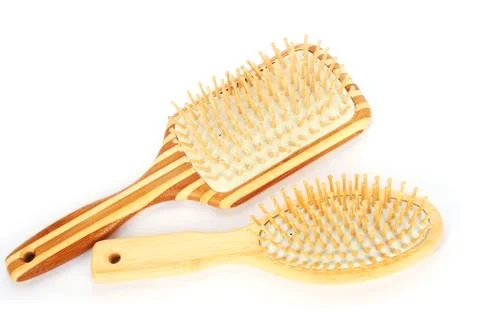 Wooden combs Stock Photos