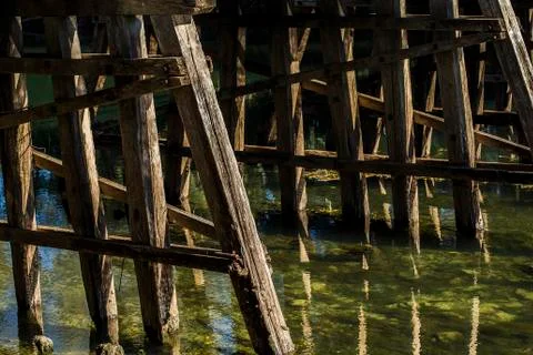 Wooden construction Stock Photos