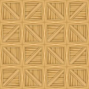 Wooden Crates Pattern Stock Illustration