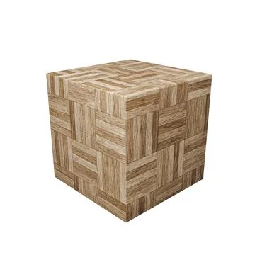 Wooden cube Stock Illustration