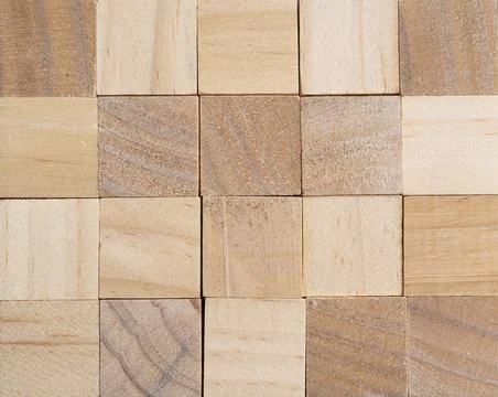 Wooden cubes background Foto stock