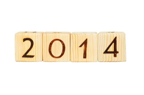 Wooden cubes Stock Photos